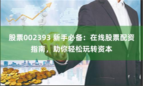 股票002393 新手必备：在线股票配资指南，助你轻松玩转资本